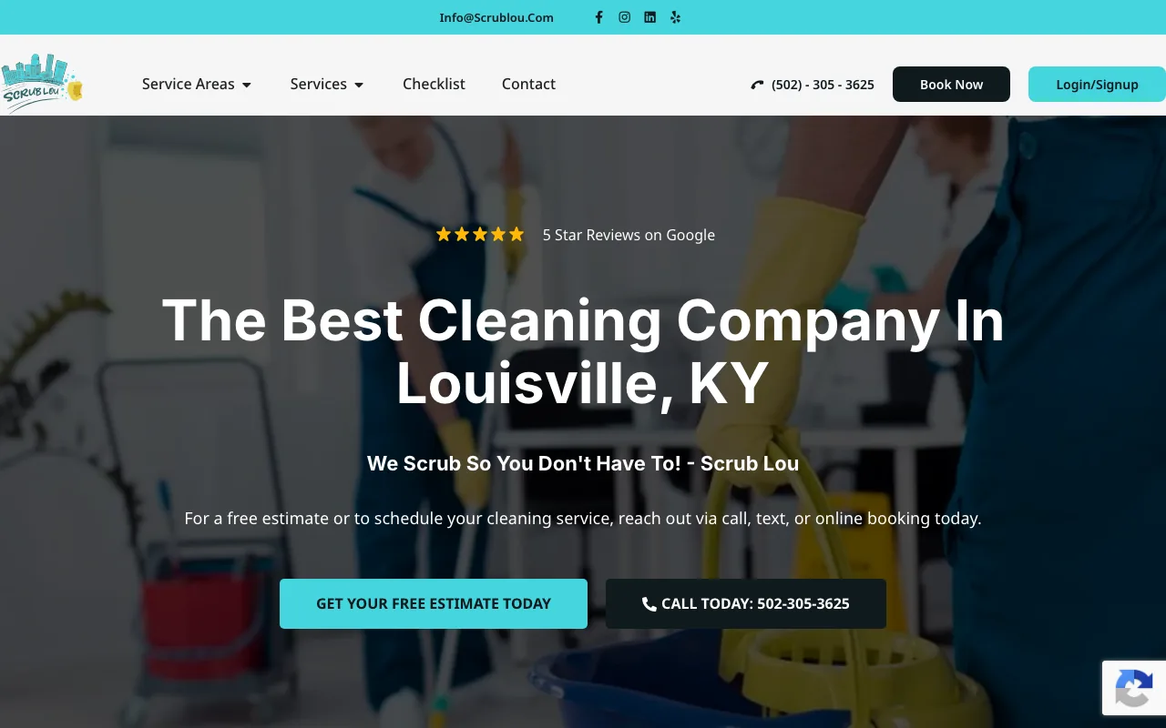 Scrub Lou homepage