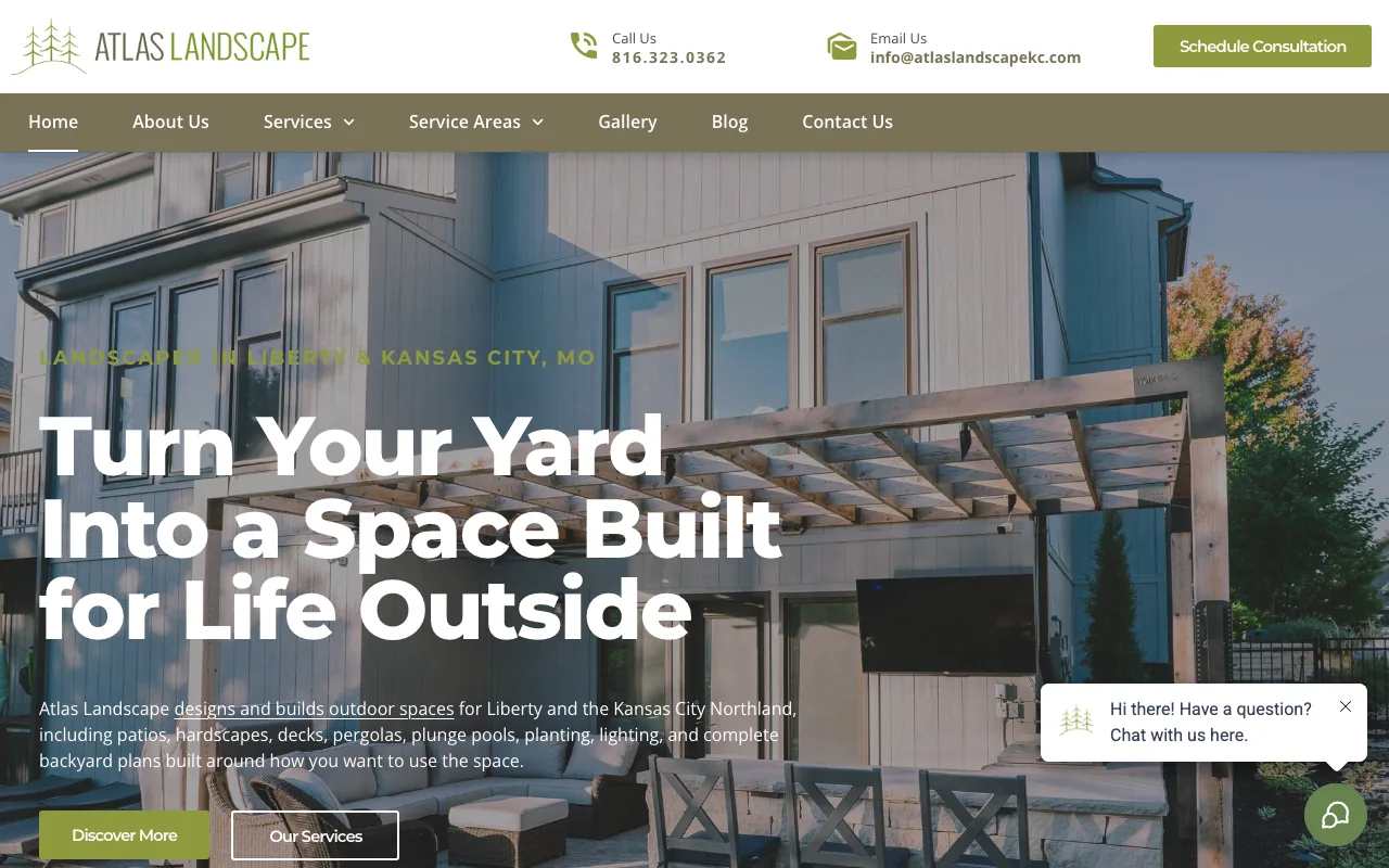 Atlas Landscape homepage
