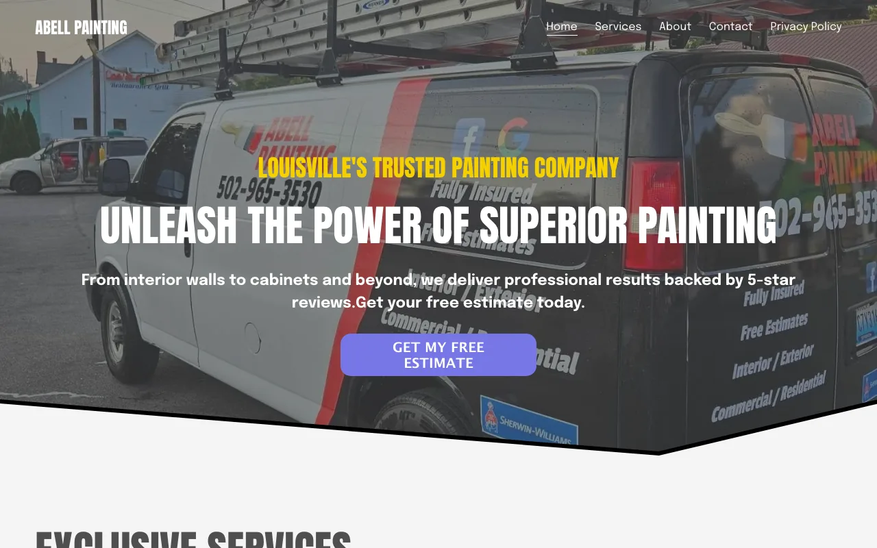 Abell Painting homepage