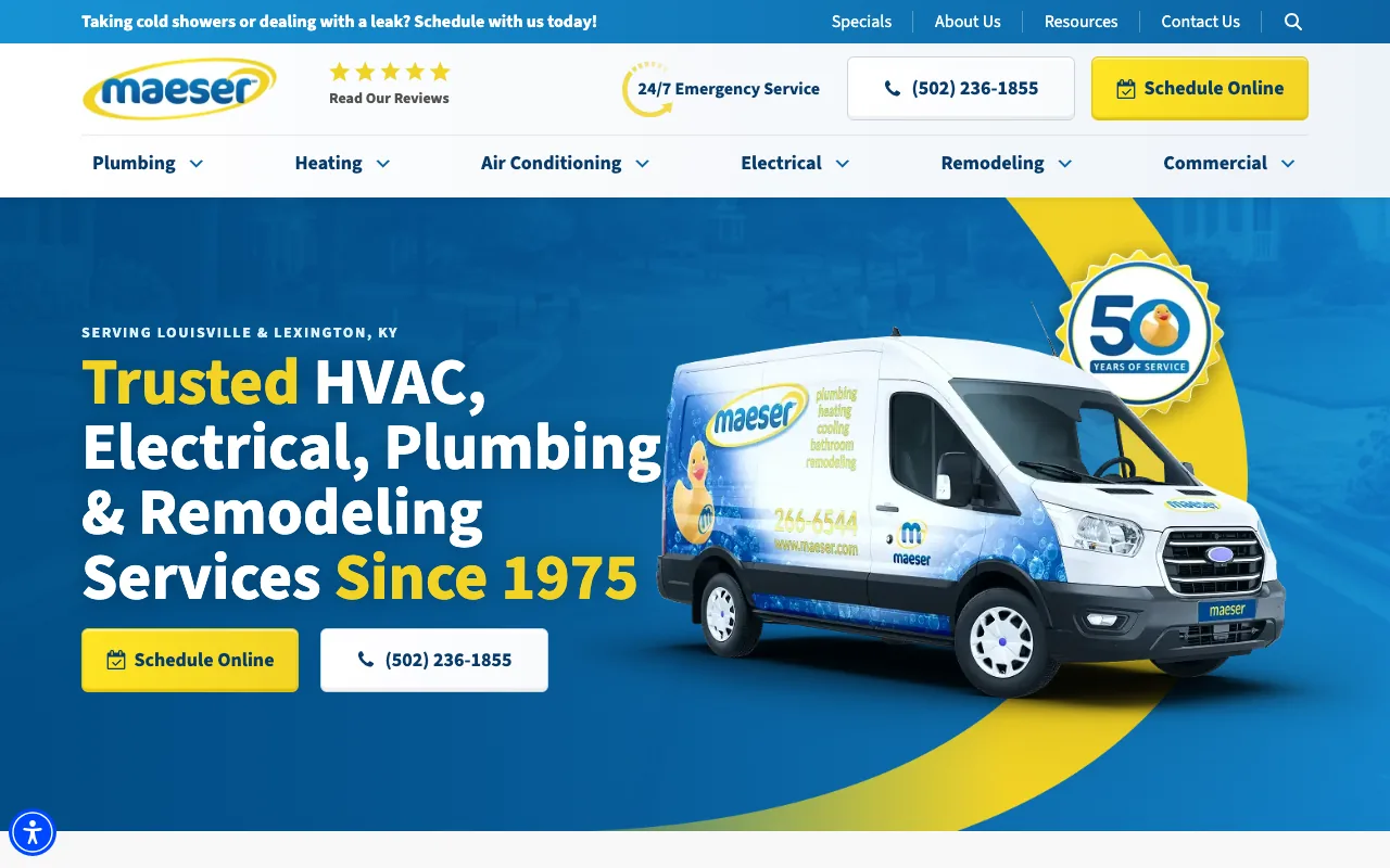 Maeser homepage