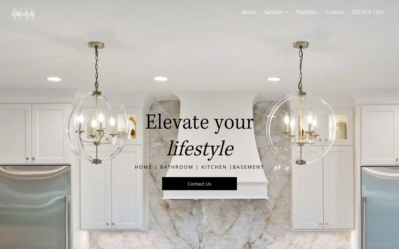 Lifestyle Kitchen & Bath homepage
