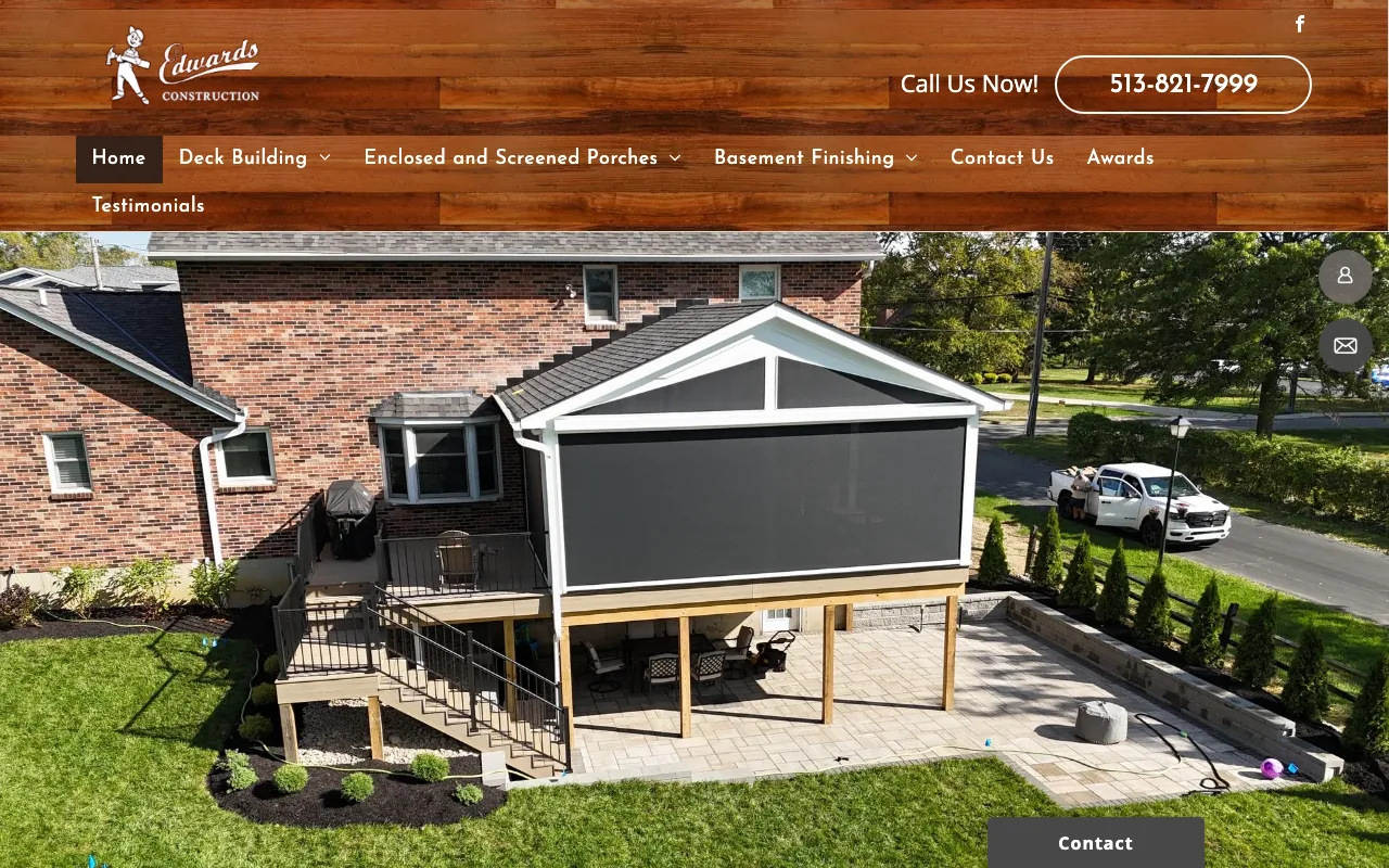 Edwards Construction homepage