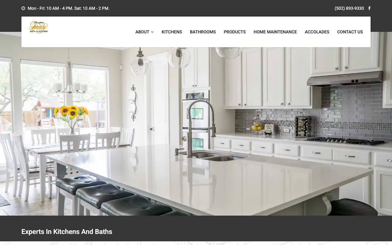 Fancy Bath & Kitchen homepage
