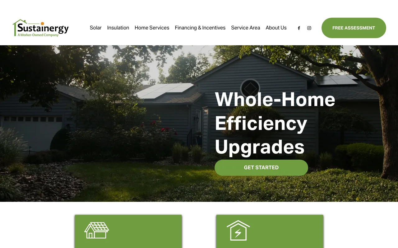 Sustainergy homepage