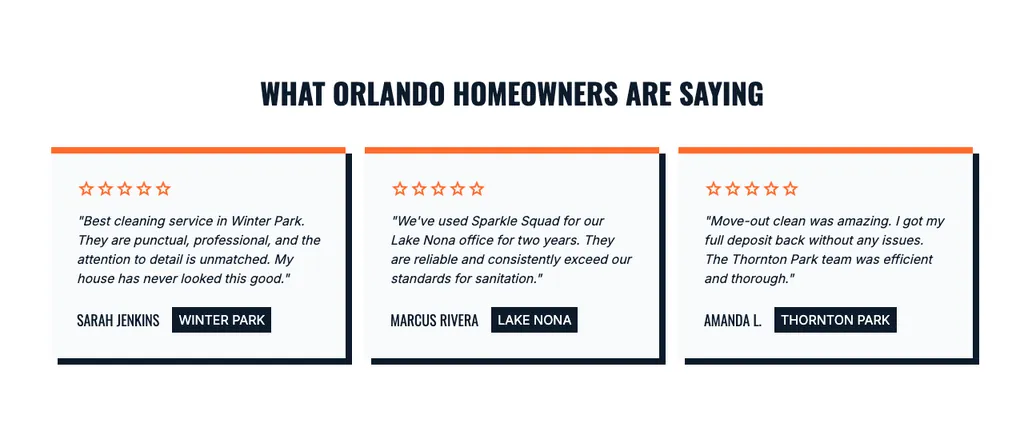 Cleaning reviews section from a real generated site