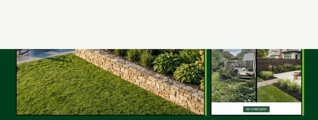 Landscaping reviews section from a real generated site